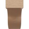 Ekena Millwork 10"W x 30"D x 20"H Classic Del Monte Rough Cedar Woodgrain TimberThane Corbel, Primed Tan CORUR10X30X20DELRCPR - alternate 3